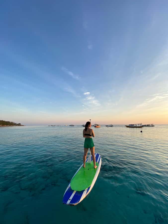 Gili SUP Or Kayak With Drone Shoot . Daylight Or Sunrise - Key points to know before you book