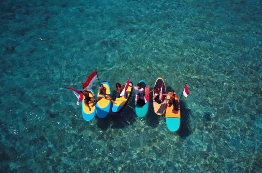 Gili SUP Or Kayak With Drone Shoot . Daylight Or Sunrise - Starting at SUP GILI with a short lesson