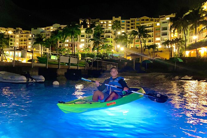 Glow Boats LED Night Kayak, Marriott Frenchman's Cove Dock, USVI - Meeting at Marriott Frenchman’s Cove Dock