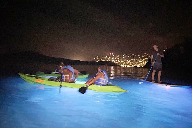 Glow Boats LED Night Kayak, Marriott Frenchman's Cove Dock, USVI - The short training session helps beginners