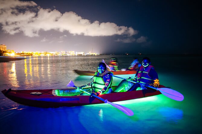Glow Through the Night with LED Kayak Adventure in Aruba - Choosing your LED color and kayak