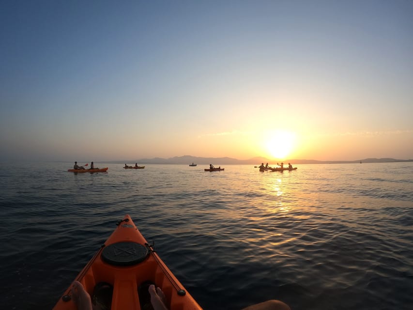 Golfo Aranci: Sunset Dolphin Kayak Tour with Aperitif - Snorkeling in Sardinia’s clear water