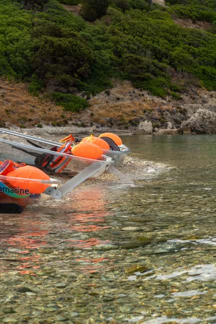 Golfo Aranci: traditional or transparent kayaks, dolphins, and aperitifs - Snorkeling near Figarolo