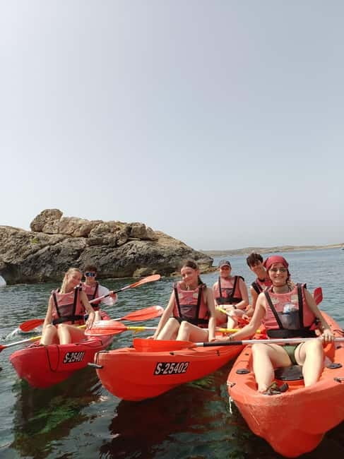 Gozo: 1 Hour Kayak plus +Cave Tour + Drop off Blue Lagoon - Key points at a glance