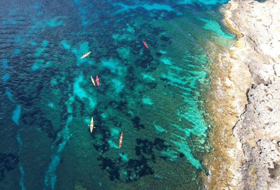Gozo: Comino and Blue Lagoon Guided Kayaking Adventure - Learning the basics before crossing toward Comino