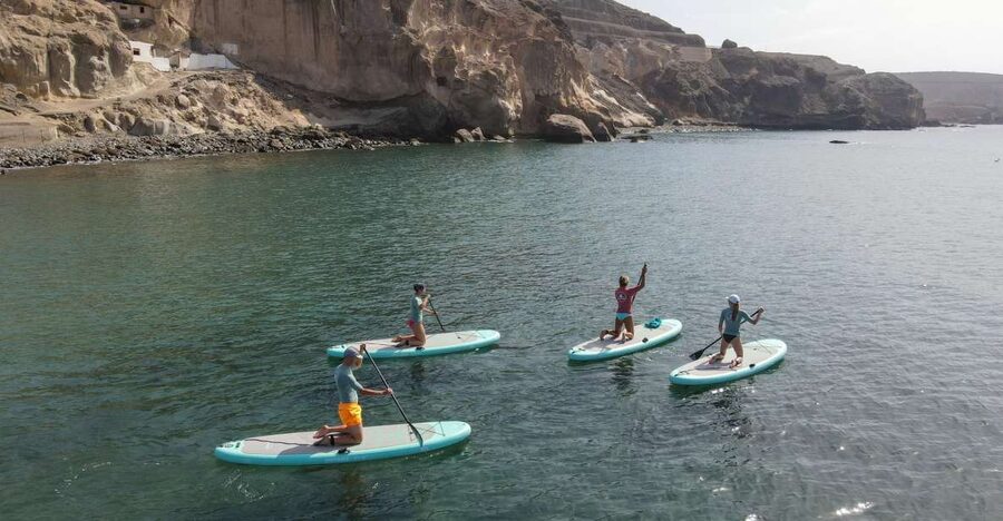 Gran Canaria : 2h Stand Up Paddle board lessons - Arriving at Playa Las Marañuelas in Arguineguín