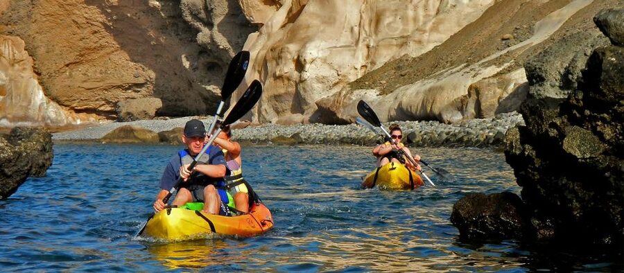 Gran Canaria: South Coast Guided Kayaking Trip - The long paddle to Playa de Montaña Arena