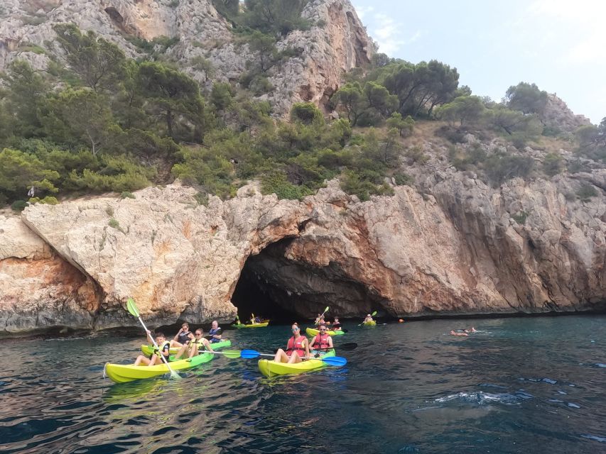 Granadella: Caló, Cova Llop Marí, and Ambolo Kayak Trip - Key Points Before You Book