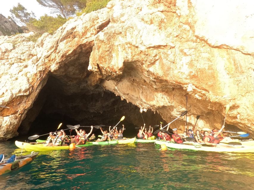 Granadella: Caló, Cova Llop Marí, and Ambolo Kayak Trip - Cala Ambolo and Its Blue Water