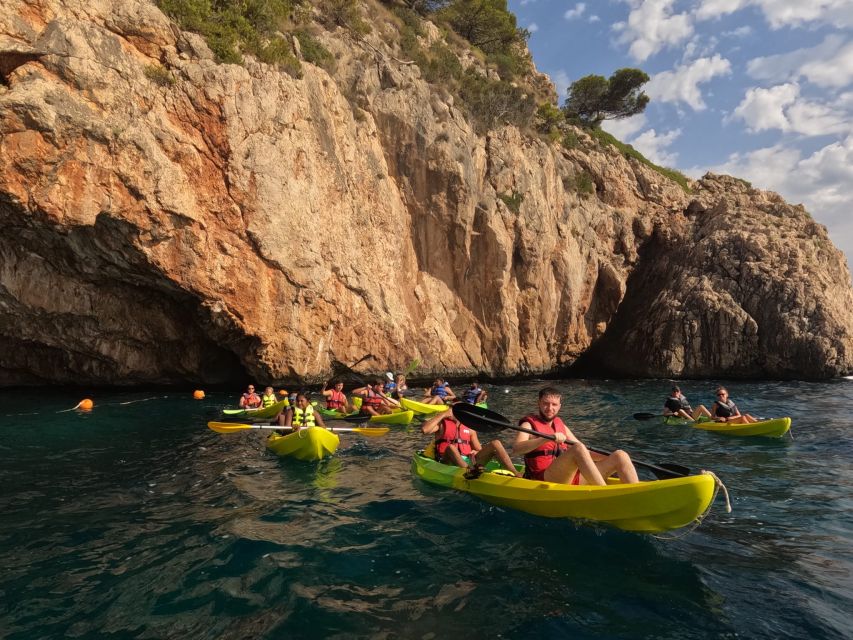 Granadella: Caló, Cova Llop Marí, and Ambolo Kayak Trip - Starting at Platja Granadella