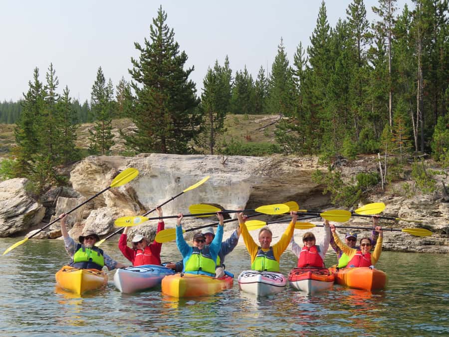 Grant Village: Yellowstone Lake Guided Kayak Tour - Gearing Up With a Kayak, Paddle, and Safety Equipment