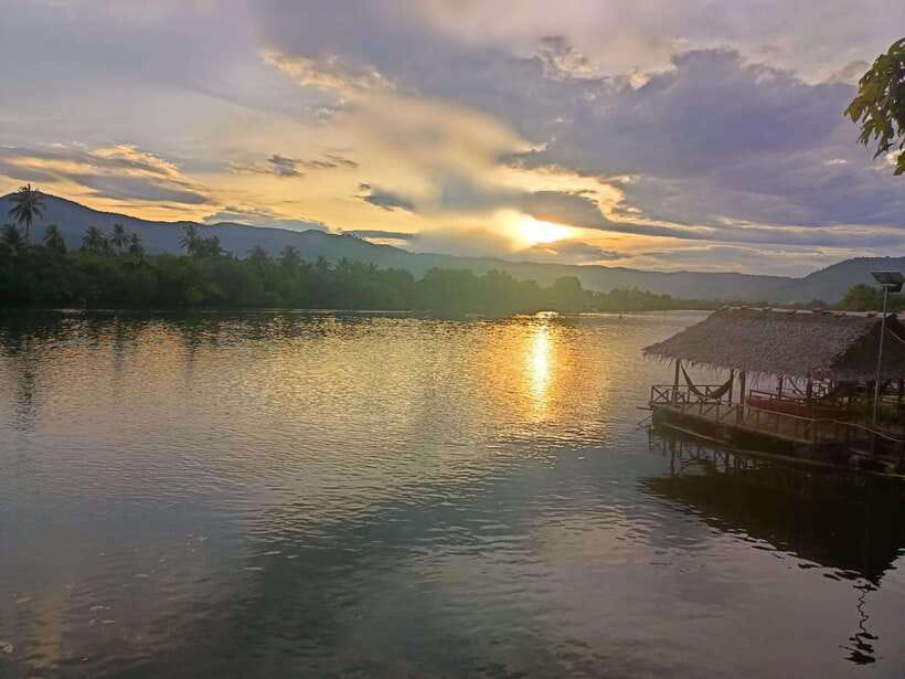 Green Cathedral Kayaking Journey & Reflection River View - Arriving at Bopha Prey Kampot
