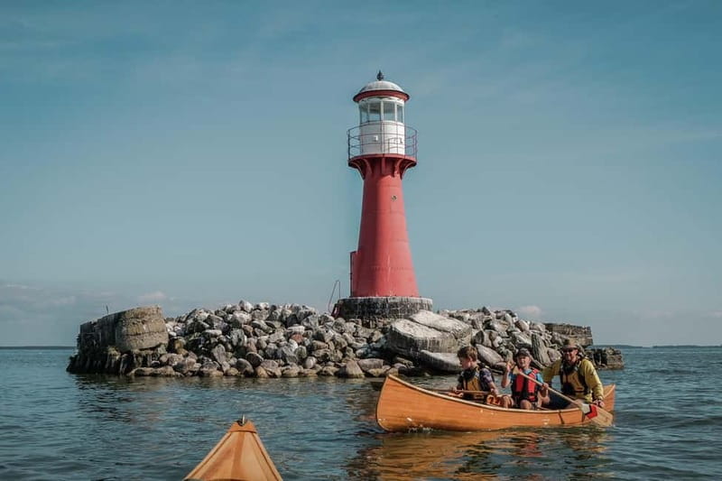 Guided Canoe Tour of the Curonian Spit Lithuania - Grey Dunes and a quiet pause on the lagoon