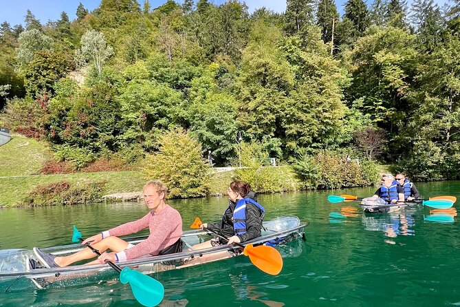 Guided Clear Kayak Tour in Bled - The 90-minute route across the lake