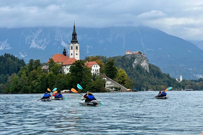 Guided Clear Kayak Tour in Bled - Gearing up for a stable, shared kayak
