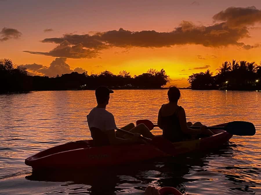 Guided Sundowner Kayak Tour - A fresh drink and the river’s last light