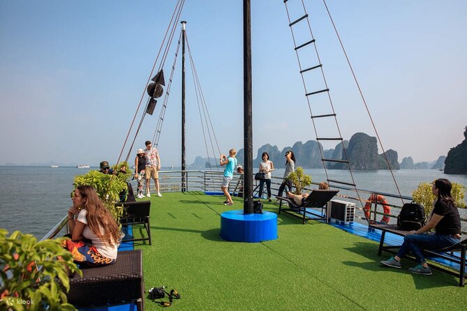 Ha Long Bay Cruise Day Tour-Cave, Kayaking,Ti top island & Lunch - The cruise between stops