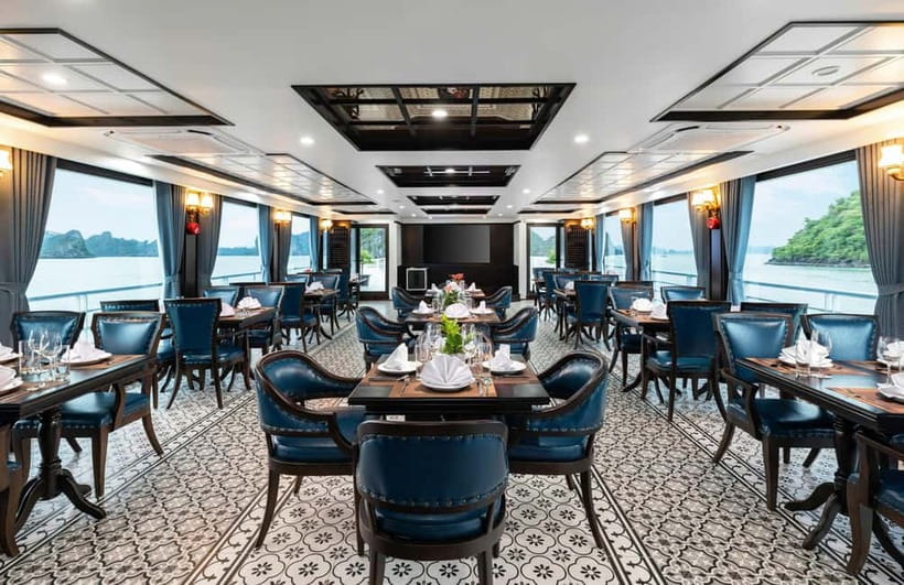 Ha Long Bay- Luxury Day Cruise, Lunch& Kayaking&Sunset party - Starting at Halong International Port