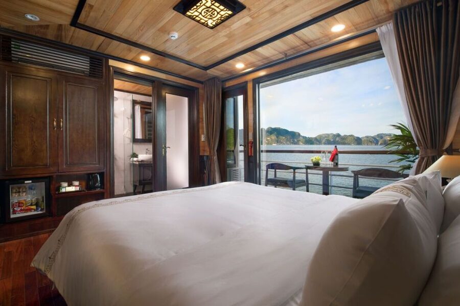 Ha Long & Lan Ha Bays: 2-Day Cruise with Meals & Kayaking - Cooking, sunset, and dinner on the boat