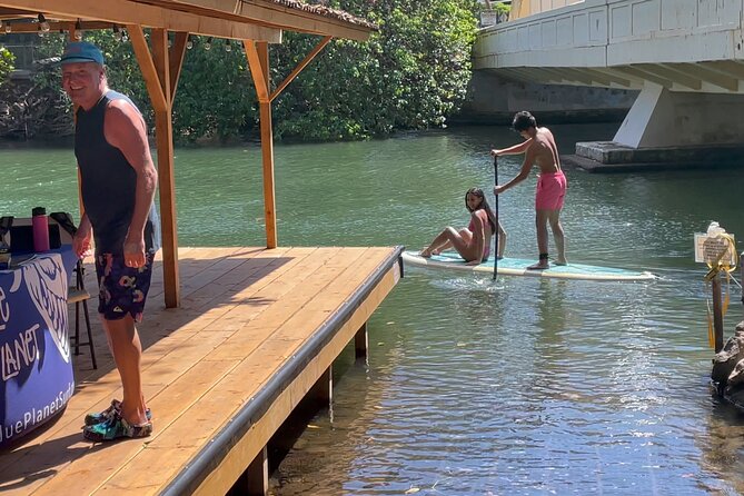 Haleiwa River Paddle Board Rental with Blue Planet Adventure Co. - Reaching Haleiwa Bay