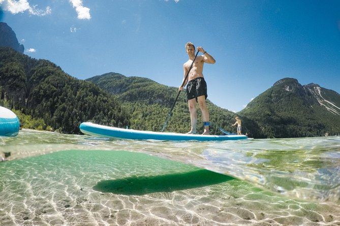 Half Day Stand-up Paddle Boarding (SUP) trip on Lake Predil - From Bovec to the mountain lake