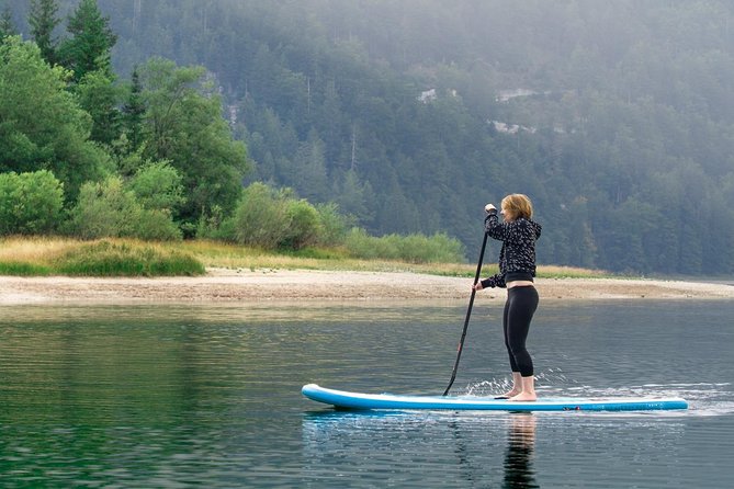 Half Day Stand-up Paddle Boarding (SUP) trip on Lake Predil - Guide Andrej makes the difference