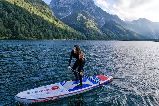 Half-Day Stand-Up Paddleboarding on Lake Predil - From central Bovec to Lake Predil