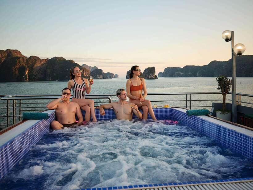 Halong Bay Luxury Cruise: Kayak&Swim,Cave, Party BEST SELLER - How much time will you spend in transit?