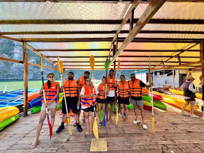 Halong Bay: Luxury Day Cruise w/ Pool, Kayak, Free Transfer - Surprise Cave, Halong Bay’s busiest major stop