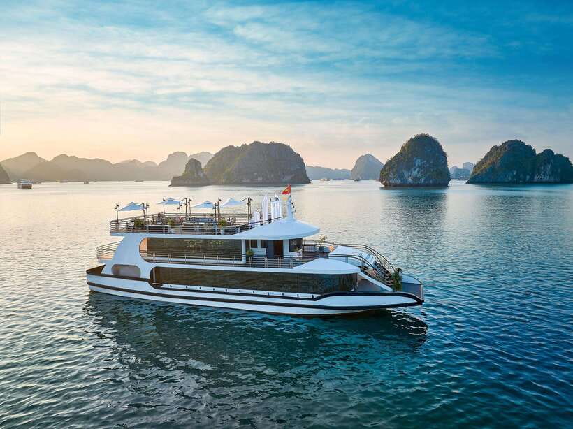 Halong Bay: Luxury Day Cruise with Buffet, Kayak, Swim - Boarding at Tuan Chau Harbor