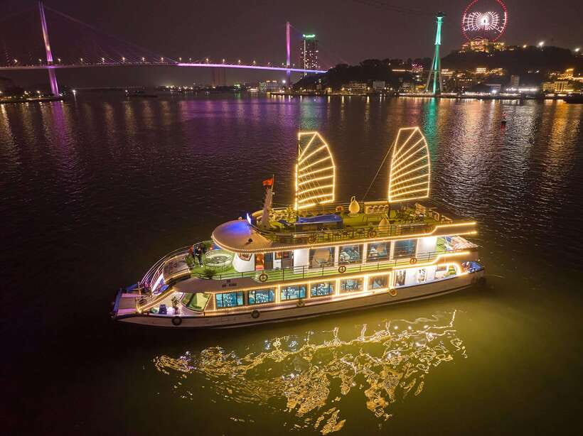 Hanoi: Halong Bay Cruise, Amazing Cave, Titov Island & Kayak - Boarding the cruise at Tuan Chau