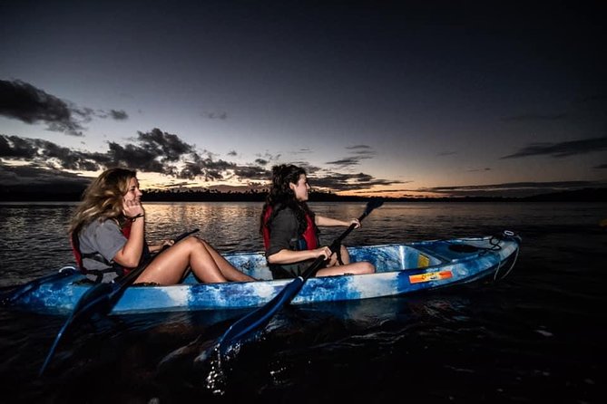 Hike El Yunque Rainforest and Kayak Bio Bay Combo Tour - Kayaking through Laguna Grande after dark