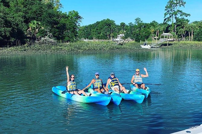 Hilton Head Guided Kayak Tour - Setting out from Hilton Head Harbor RV Resort