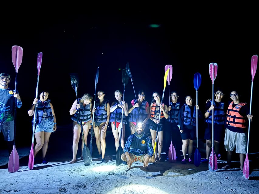 Holbox: Bioluminescence by Kayak and Stargazing. - Swimming with plankton that flashes around you