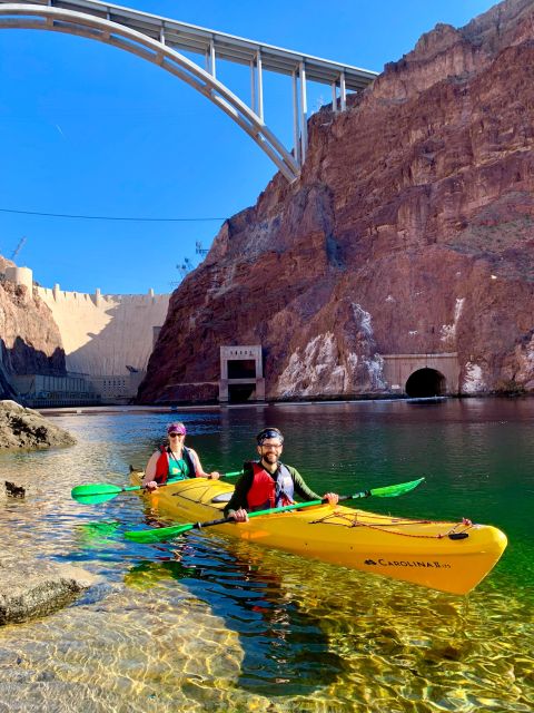 Hoover Dam Kayak Tour & Hike - shuttle from Las Vegas - Hot springs and the sauna cave