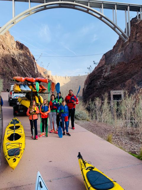Hoover Dam Kayak Tour & Hike - shuttle from Las Vegas - Lunch, snacks, and what the $199 covers