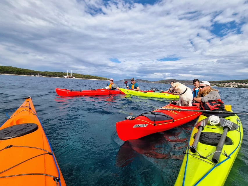 Hvar: Half day kayak tour to Pakleni islands - Mlini beach: the main swim and snorkel stop