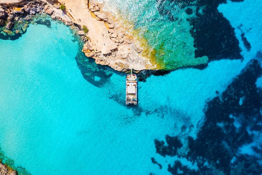 Ibiza: Beach Hopping Cruise w/ Paddleboard, Food, & Drinks - The essentials at a glance