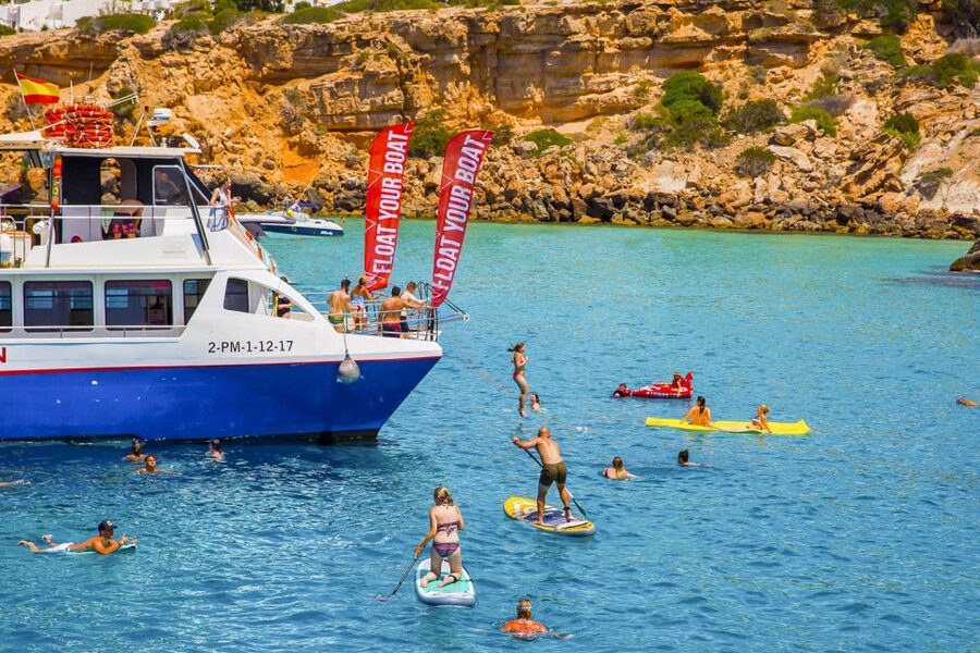 Ibiza: Beach Hopping Cruise w/ Paddleboard, Food, & Drinks - What this Ibiza cruise actually feels like