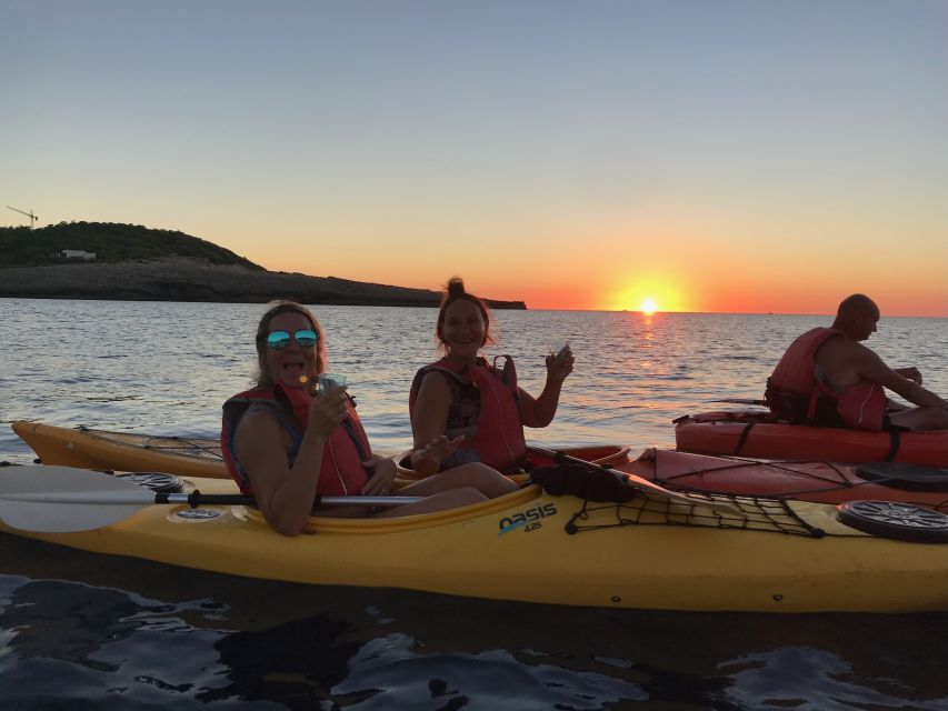 Ibiza: Sea Kayaking at Sunset and Sea Caves Tour - Caves Beneath Punta de sa Torre