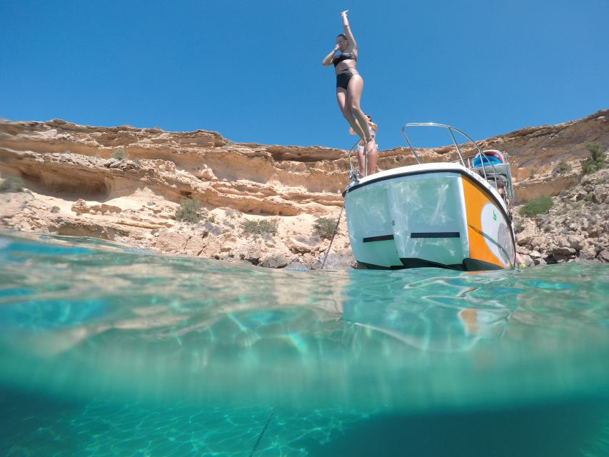 Ibiza: SUP & Snorkel Boat Tour with Caves, Drinks & Photos - Snorkeling in clear water