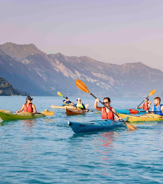 Interlaken: Kayak Tour of the Turquoise Lake Brienz - Gear, clothing, and the cold-water question