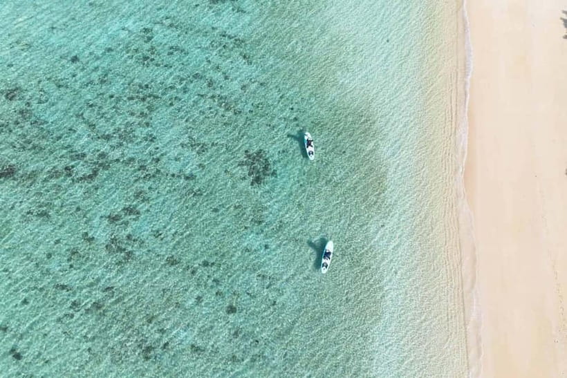 Ishigaki:Mangrove&Sea SUP/Kayak Tour with SLR&Drone footage - Drone photos over mangrove and sea