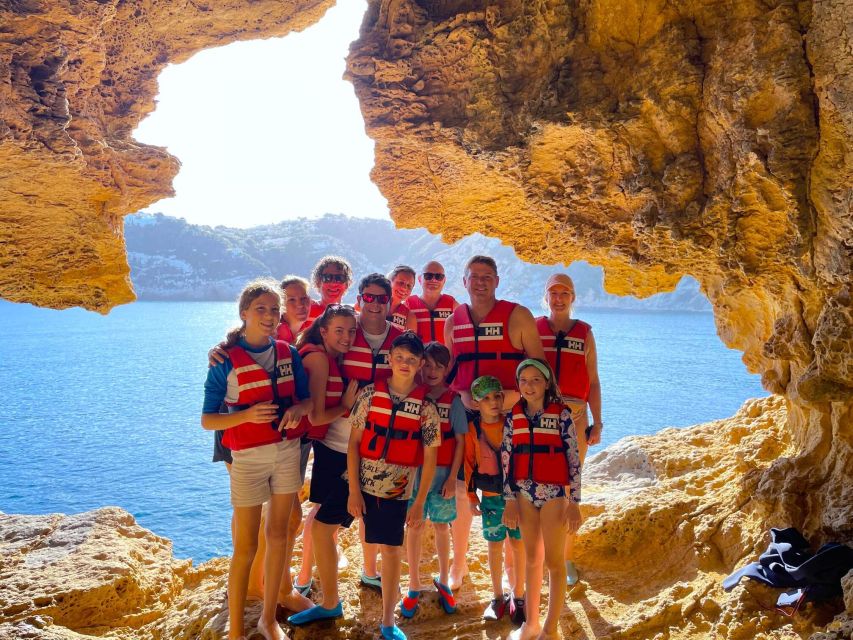 Jávea: Cala Portixol Kayak Tour with Snorkel & Cliff Jumping - The blue lagoon and the optional cliff jump