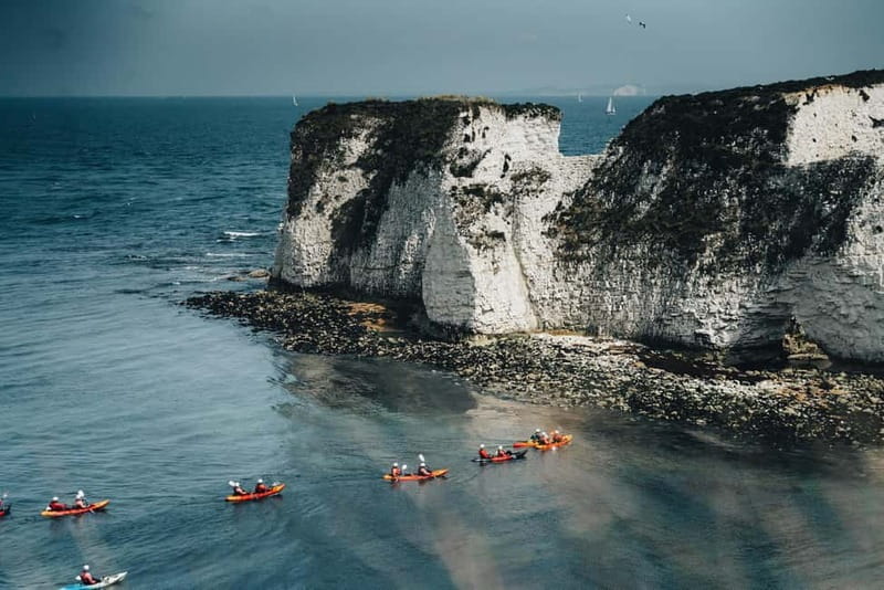 Jurassic Coast Kayaking Tour to Old Harry Rocks - Getting close to Old Harry Rocks