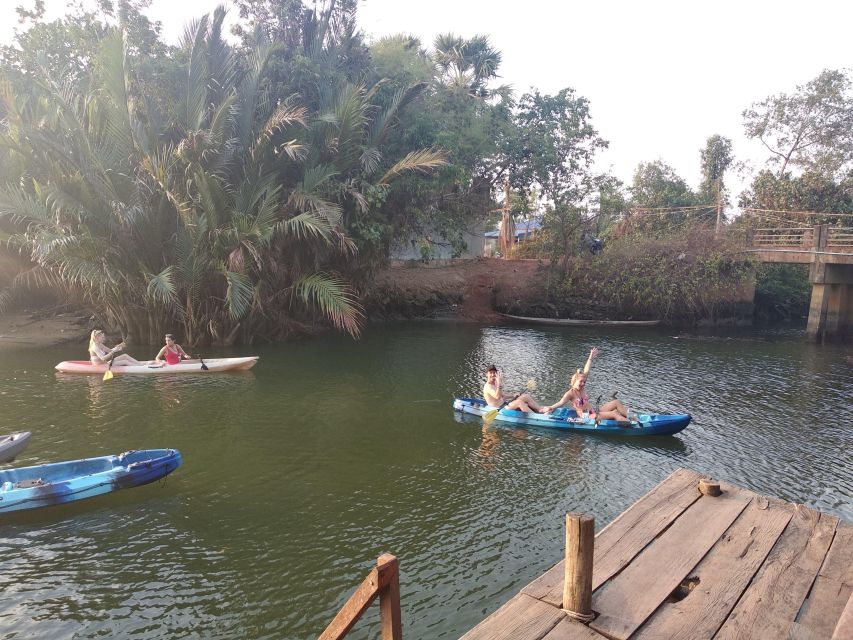 Kampot's Countryside & Kayak Tour, Pepper Farm include Lunch - Kayaking through Kampot’s Green Cathedral