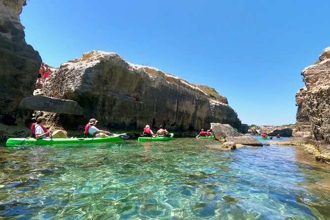 Kayak and canoe tour to Roca Vecchia and La Grotta della Poesia - Other caves, coves, and a little swimming