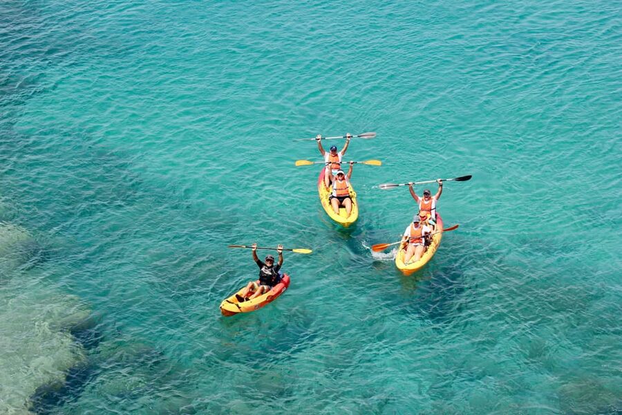 Kayak Experience in Playa Blanca - Paddling in Front of Playa Blanca