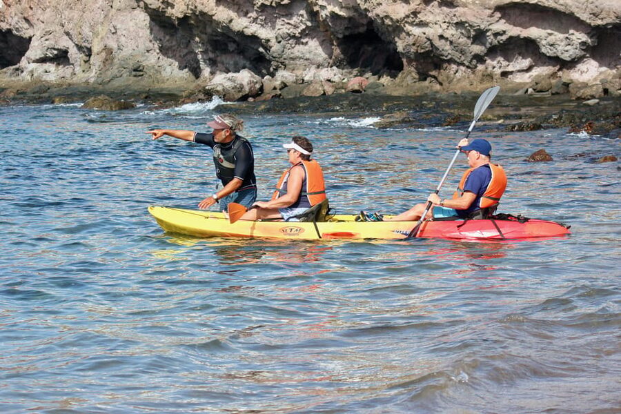Kayak Experience in Playa Blanca - The First 15 Minutes: A Short Coastal Stop