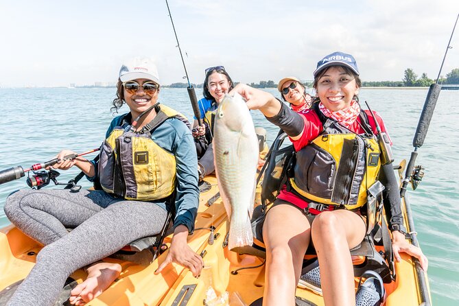 Kayak Fishing in Singapore, Sentosa, East Coast: Day, Sunset & Night Adventures - Lazarus Island and the Southern Islands